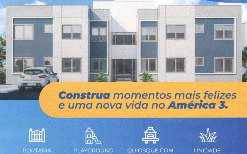Apartamento 45m , Residencial América 3 – Fazenda Rio Grande/PR